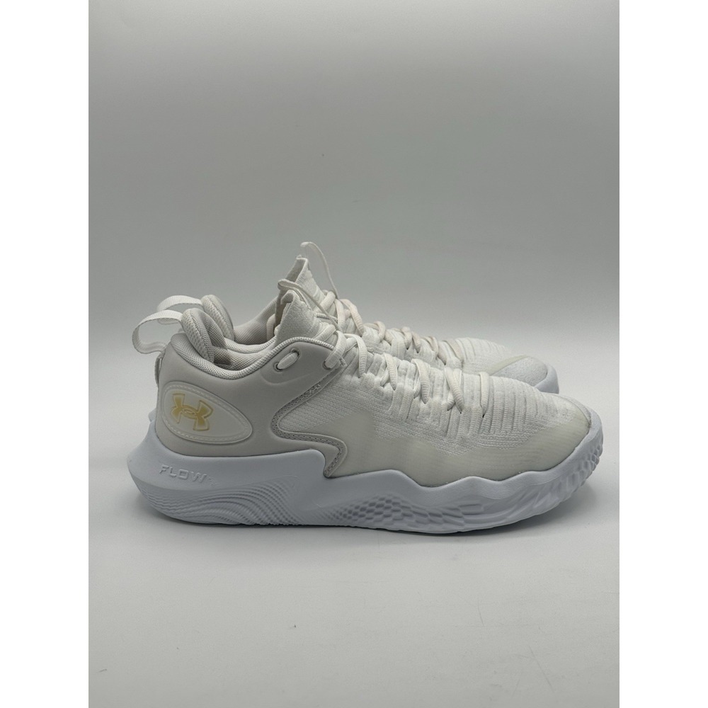 Under Armour Flow Ace Low Volleyball Shoe White Women's Size 9.5 3027084-100